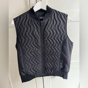 Black Quilted Vest